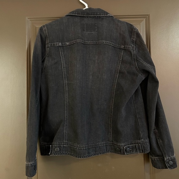 Old Navy black denim jacket - Picture 3 of 3